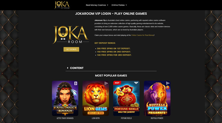 JokaRoom VIP Casino Review