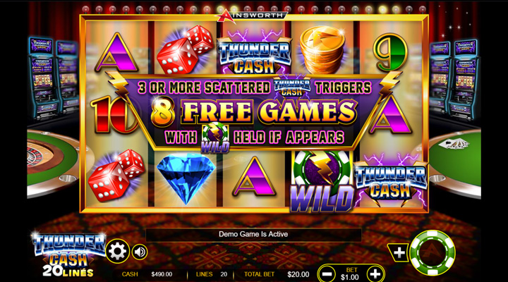 The world of Thunder Cash Slot Machine